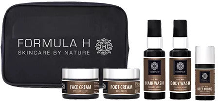 Set Formula H: Real Men, Natural, Hydrating, Foot Cream, 10 ml + Real Men, Natural, Hydrating, Hand Cream, 10 ml + Real