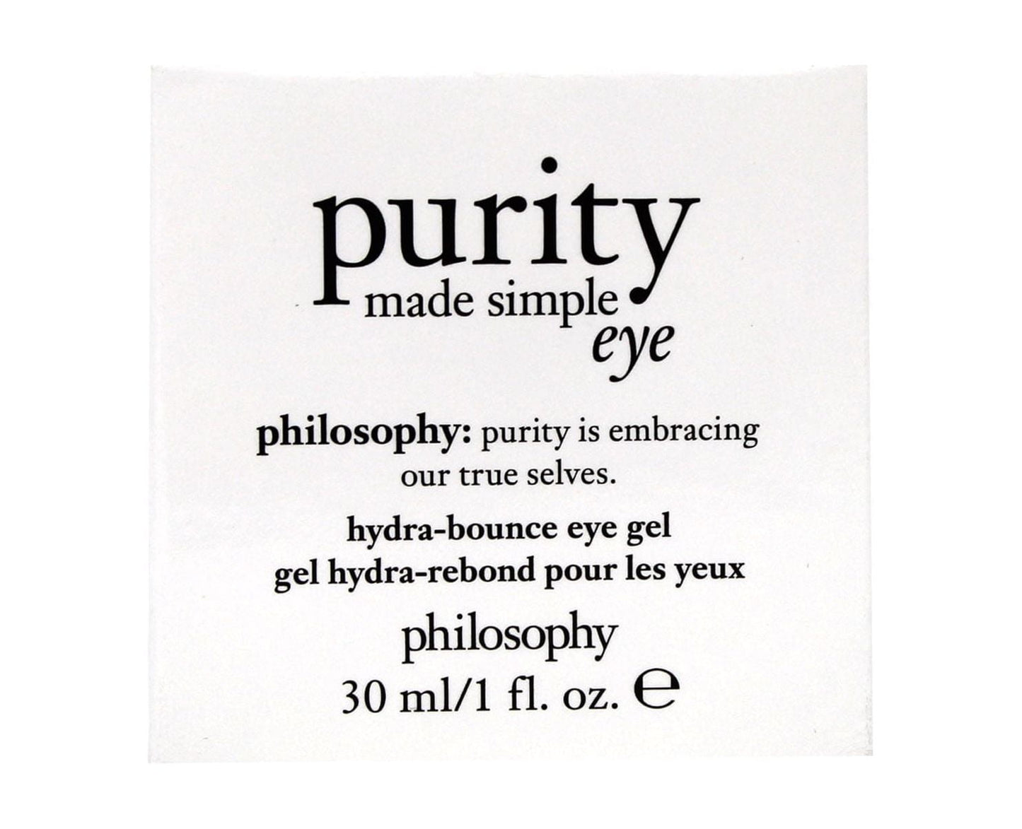 Philosophy Purity Hydra-Bounce Eye Gel 1 Ounce