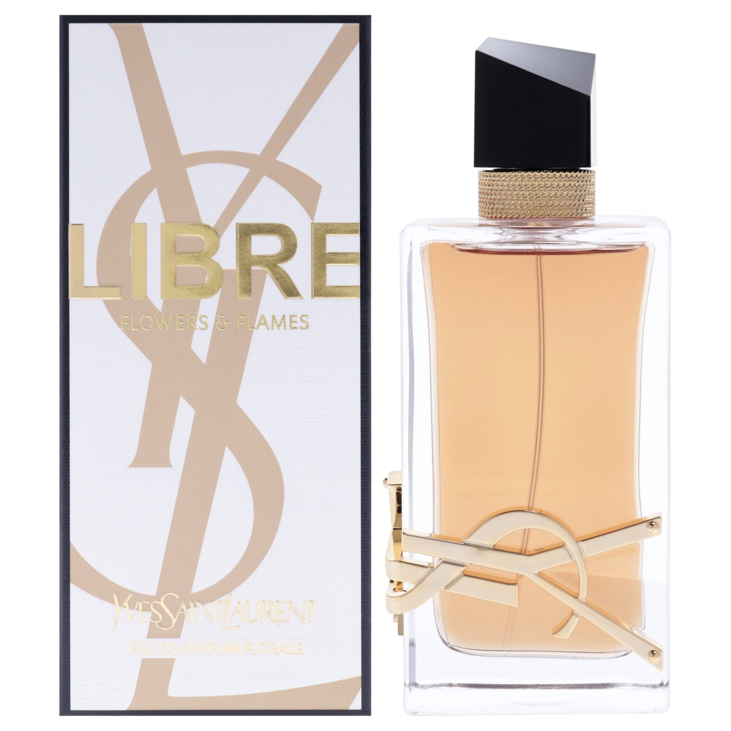 Yves Saint Laurent Libre Flower & Flames Eau De Farfum Florale 3 Fl Ounce