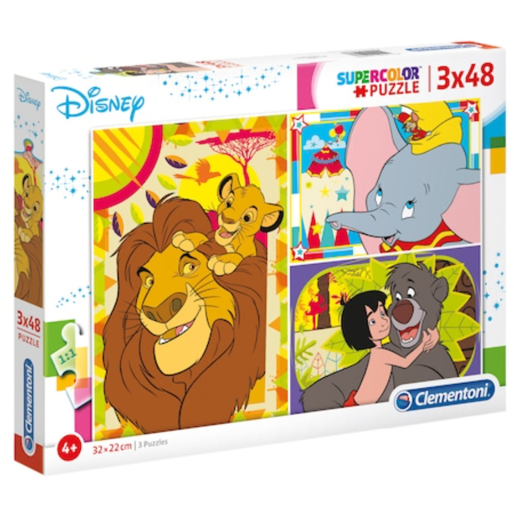 Clementoni, Disney Animals, Puzzle, Unisex, 4+ years, 104 pcs