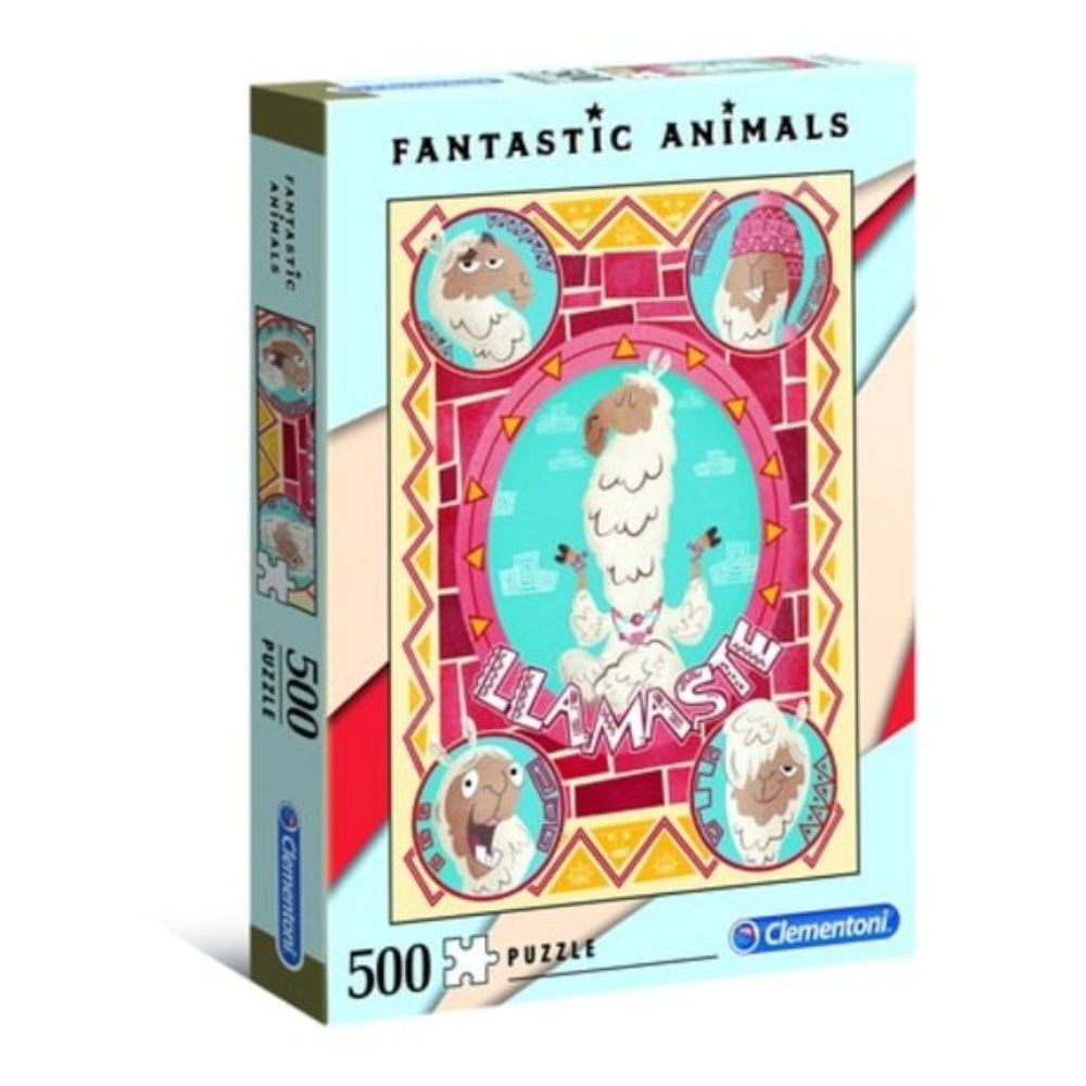 Clementoni, Fantastic Animals, Llamas, Puzzle, Unisex, 500 pcs