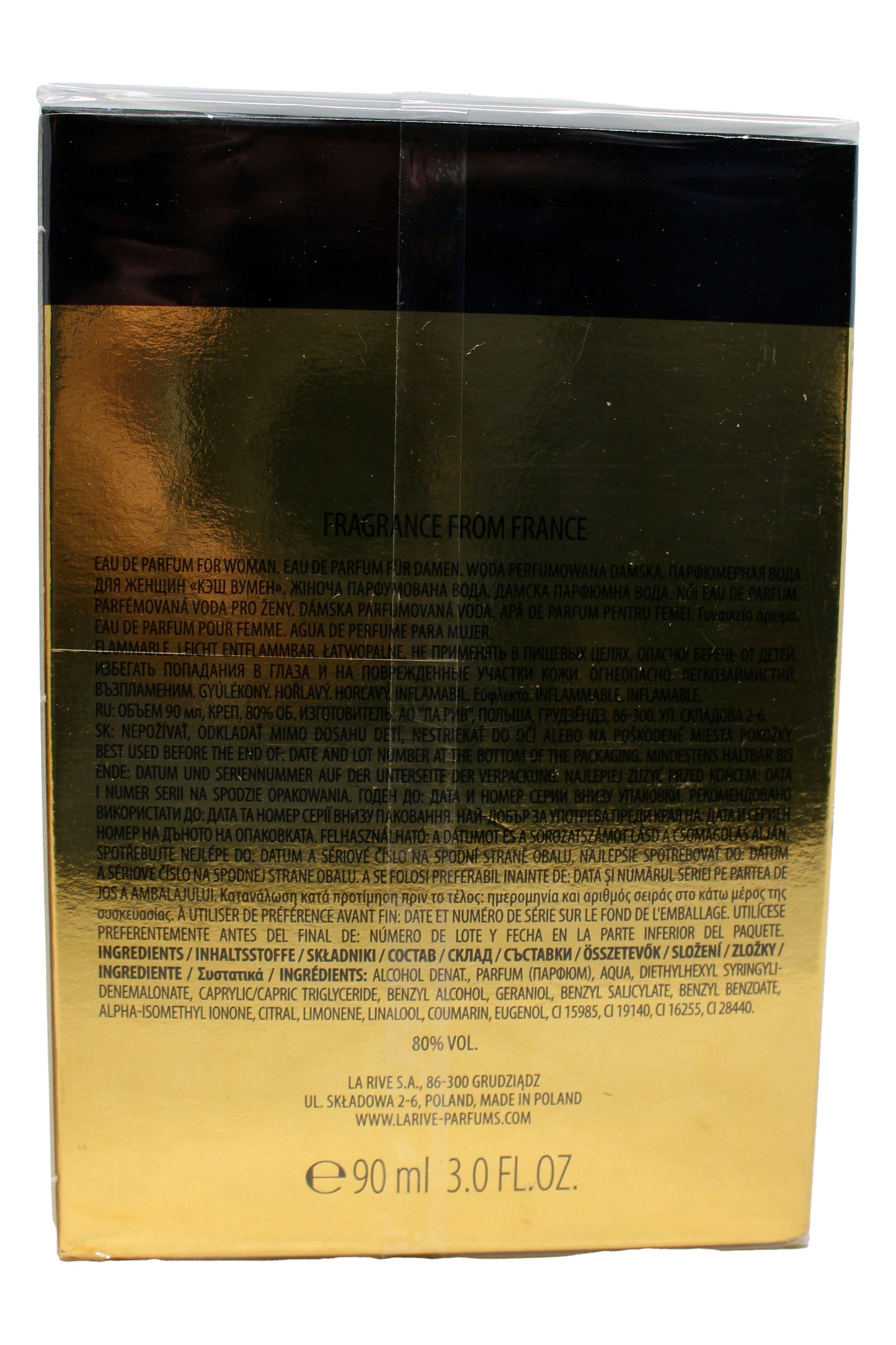 La Rive Cash Pour Femme Eau De Parfum 3 Ounces
