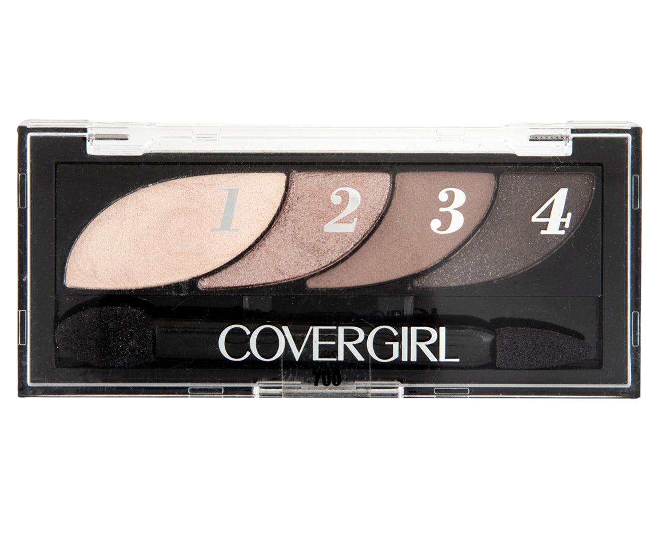 Covergirl, Quad, Eyeshadow Palette, Nr. 700, Notice Me Nudes, 4 Shades, 1.8 g
