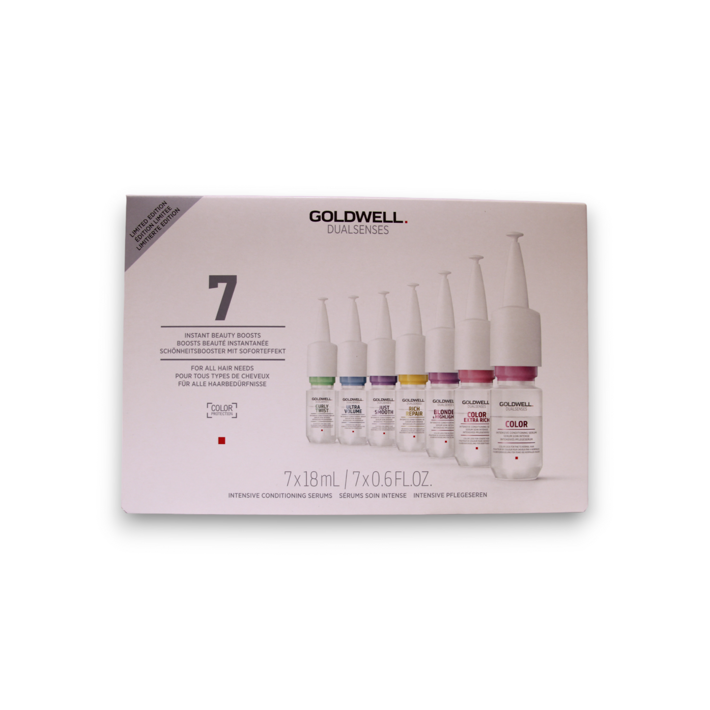 Set, Goldwell, Dualsenses Instant Beauty Boosts, Hair Serum, For Hydration, 7 pcs, 18 ml