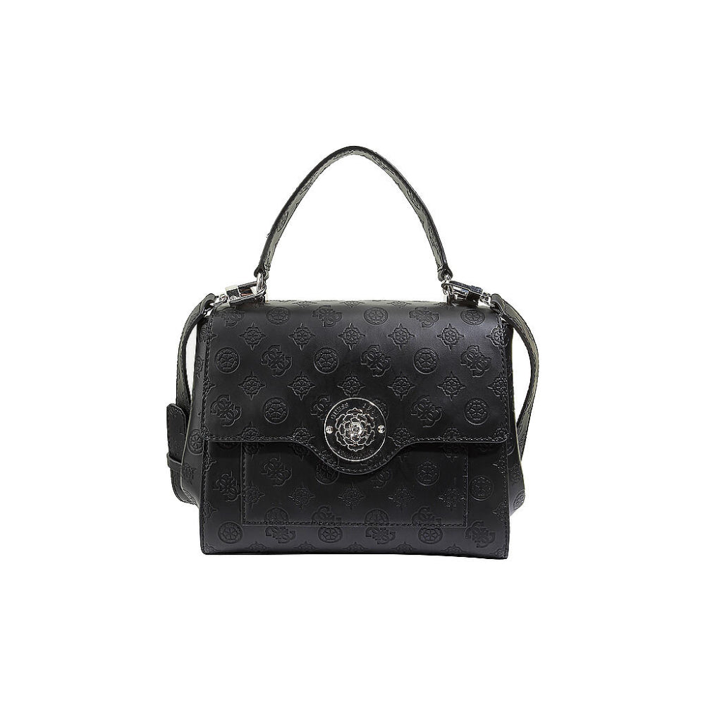 Guess, Dayane, Textile Bag, Top Handle Flap, Black, For Women