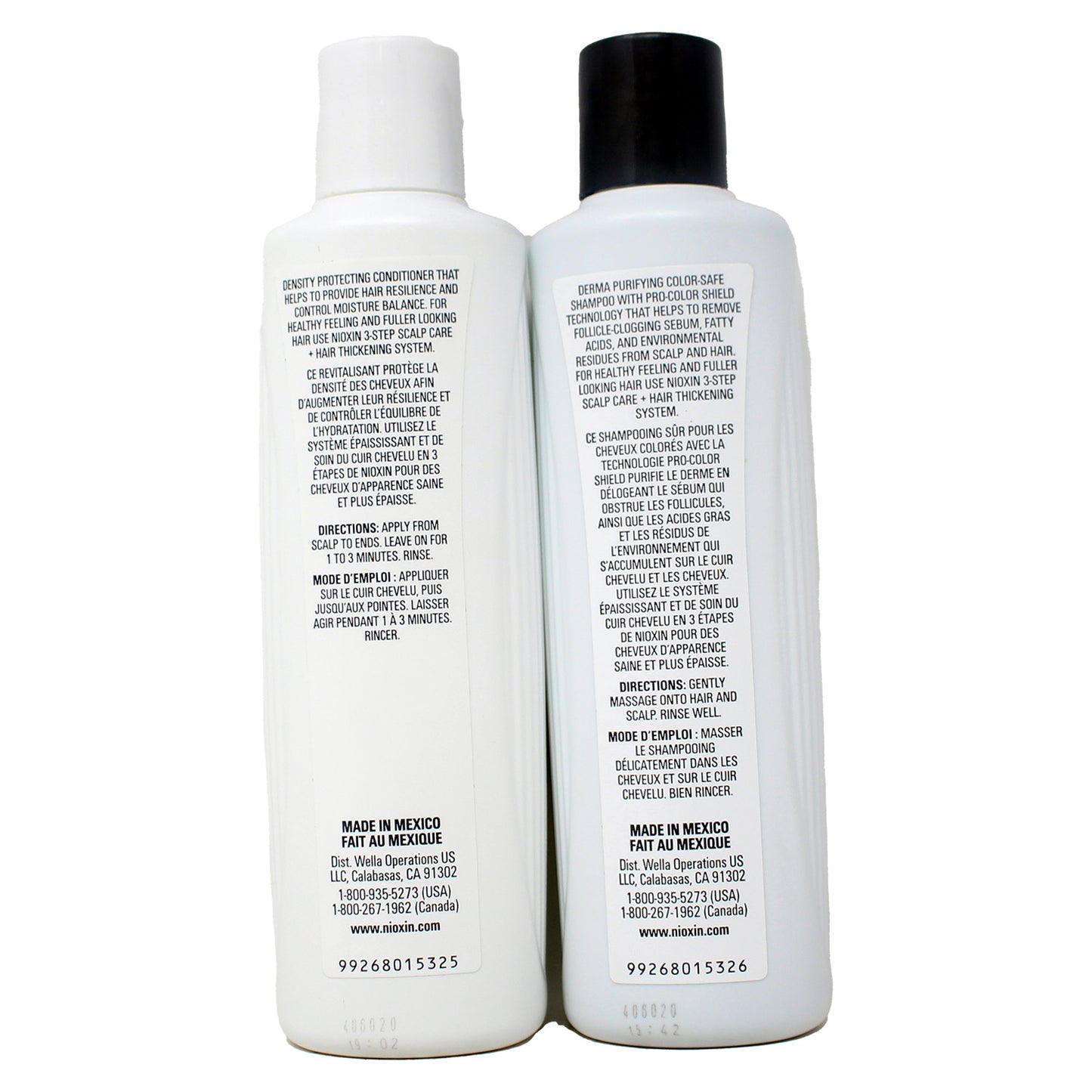 Nioxin System 4 Scalp & Hair Shampoo/Conditioner For Colored/Dry/Damaged Hair
