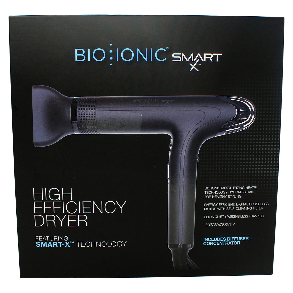 Bio Ionic SMART-X High Efficiency Hair Dryer with Diffuser 1 Count