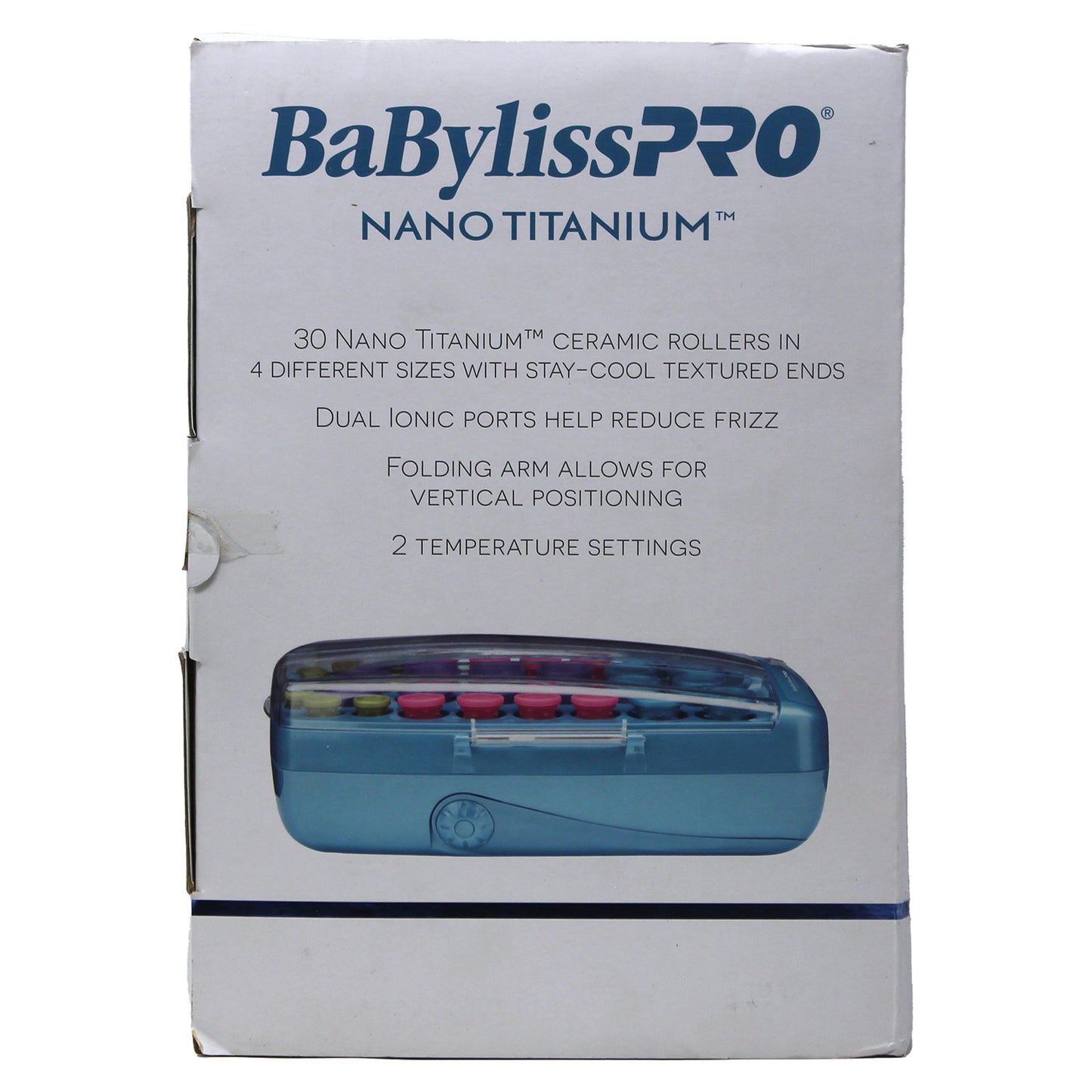 BaBylissPRO Nano Titanium Hot Rollers, 30 Count, Pack of 1