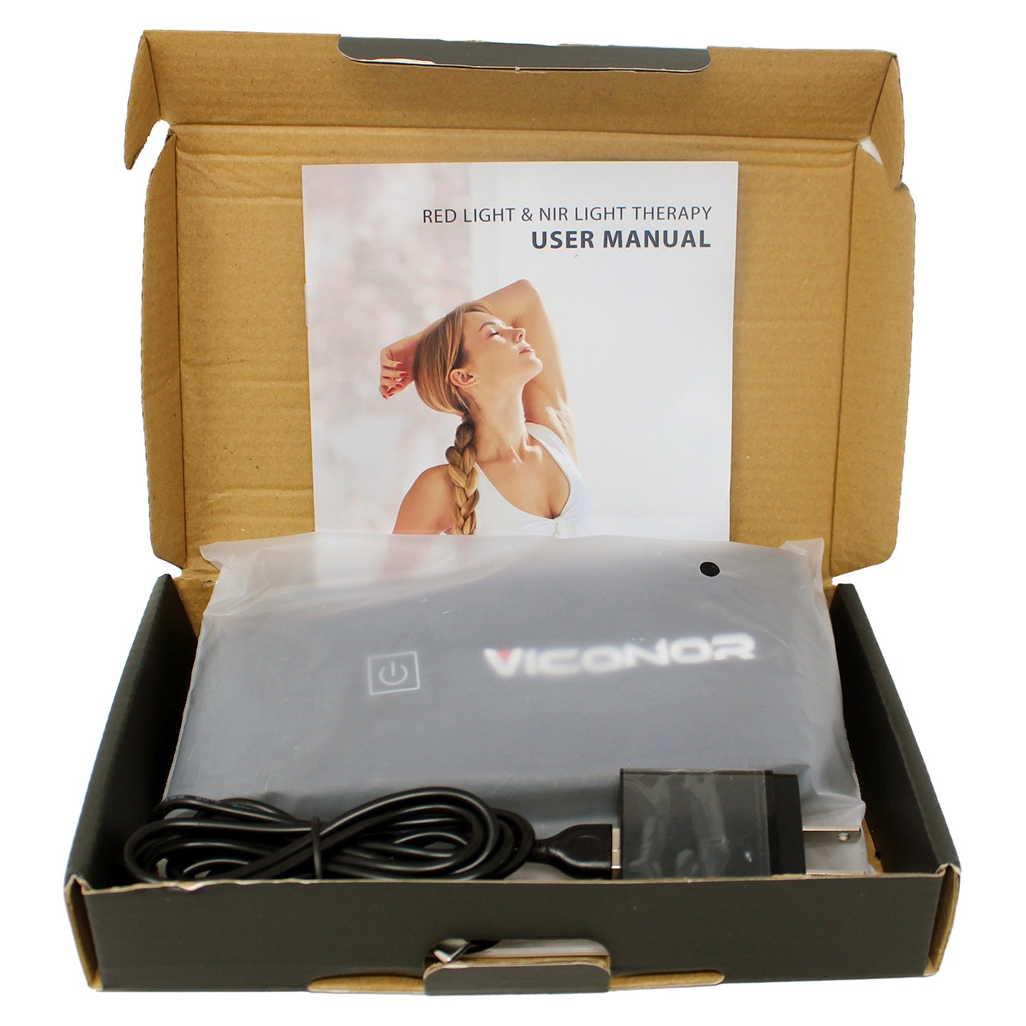 Viconor Wearable Red Light Therapy Device With Neck Wrap with Timer 1 Count