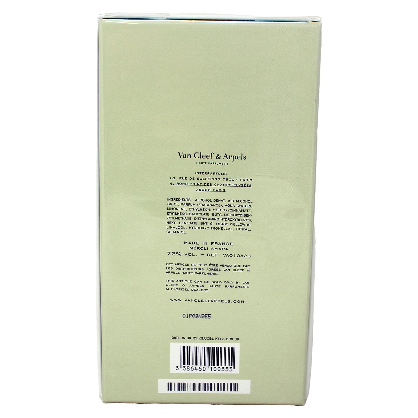 Van Cleef & Arpels Neroli Amara Eau De Parfum 2.5 Ounces