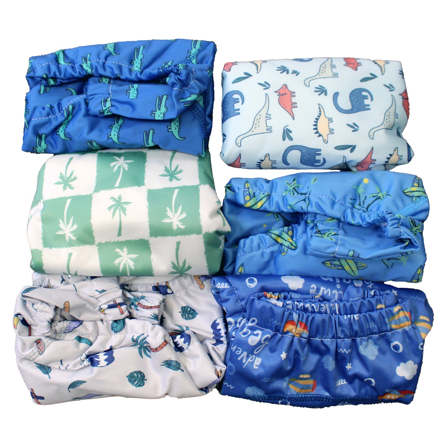 MooMoo Baby Leakproof Training Underwear (Blue, 6T)