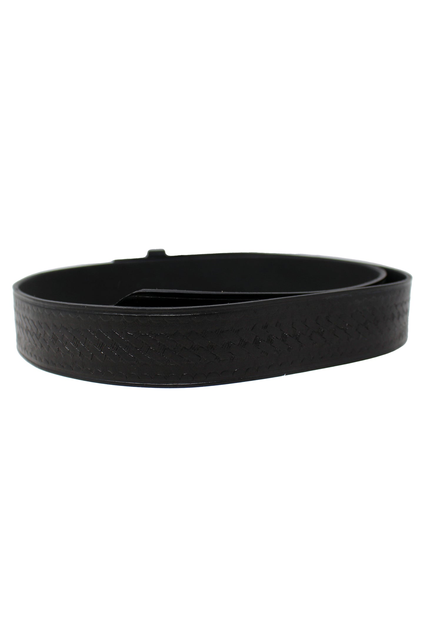 Solar 1 Duty Gear 54 Inch Waist Basketweave Leather Garrison Belt (Black)