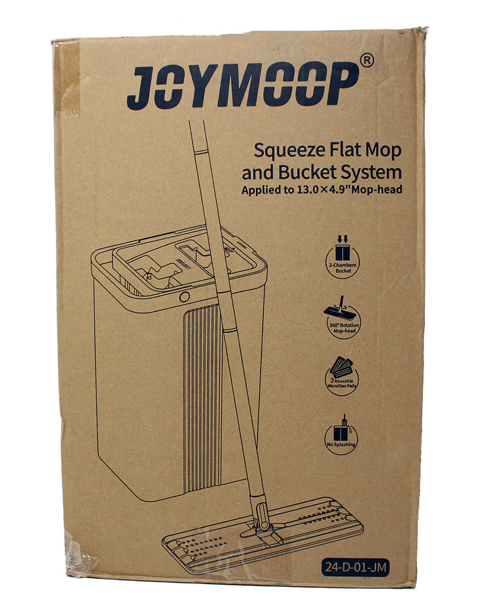 JOYMOOP Squeeze Flat Mop & Bucket System
