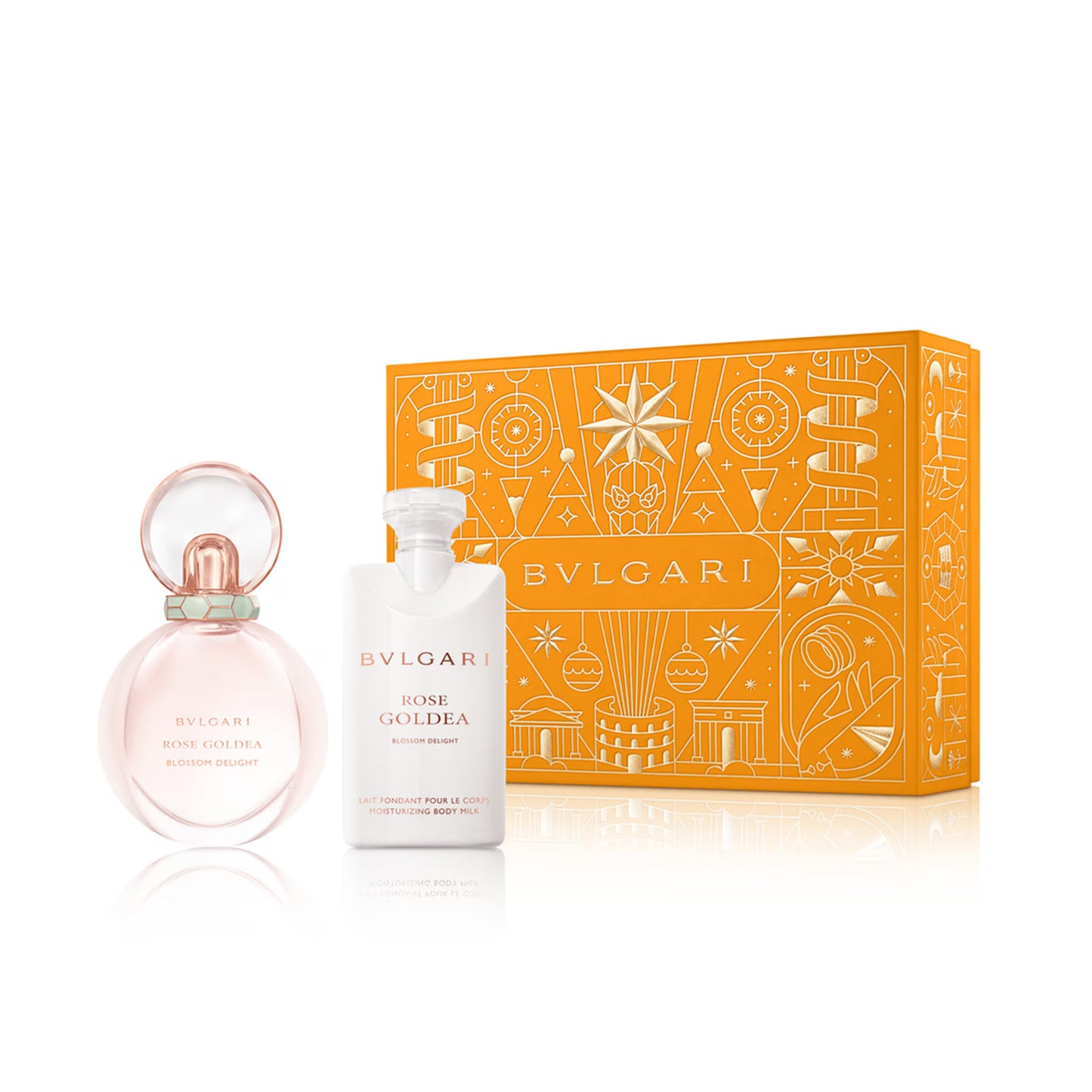 Xmas 2024 Set Bvlgari: Rose Goldea Blossom Delight 2019, Eau De Parfum, For Women, 50 ml + Rose Goldea Blossom Delight 2