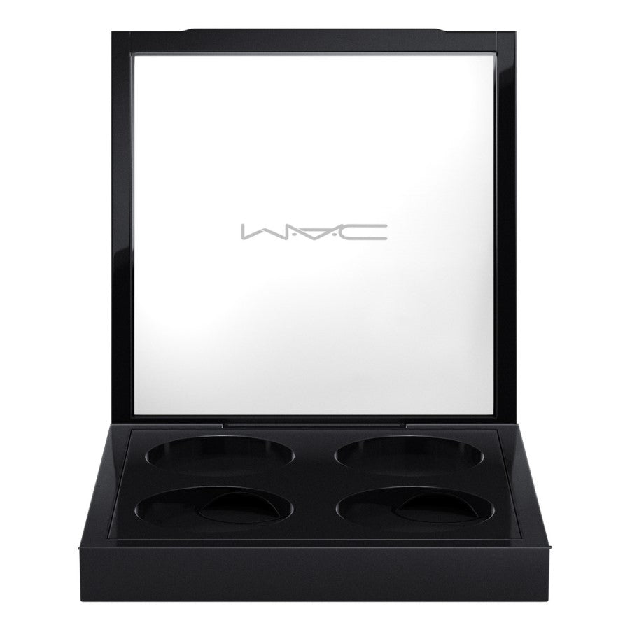 MAC, Pro Colour, Empty Plastic Makeup Palette, Black, With 4 Slots