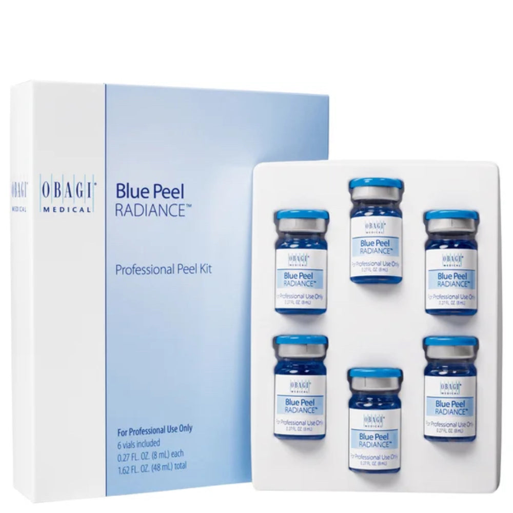 Set, Obagi, Blue Peel Radiance, Peeling, Serum, For Face, 6 pcs