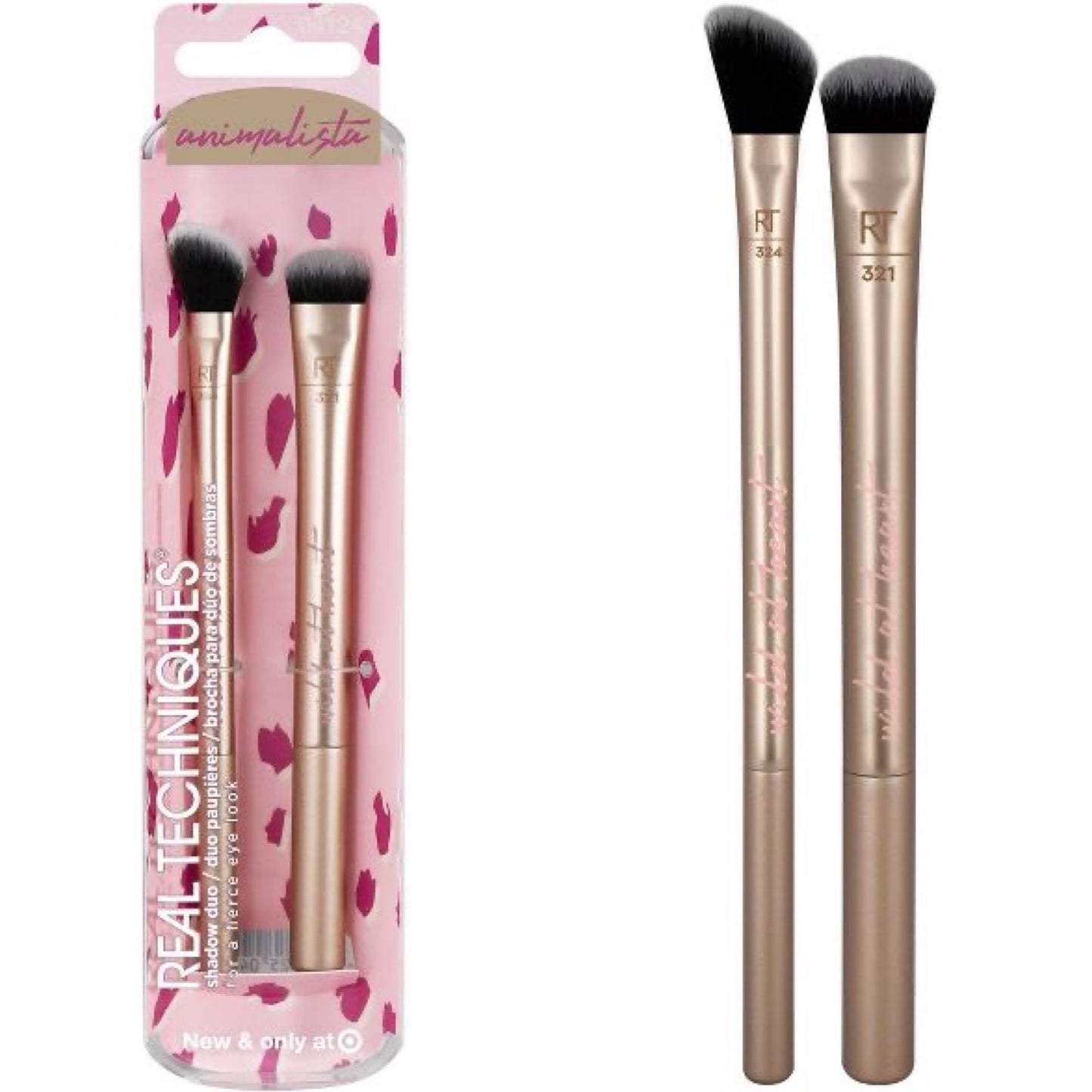 Set Duo, Real Techniques, Animalista Duo, Powder Brush, 2 pcs