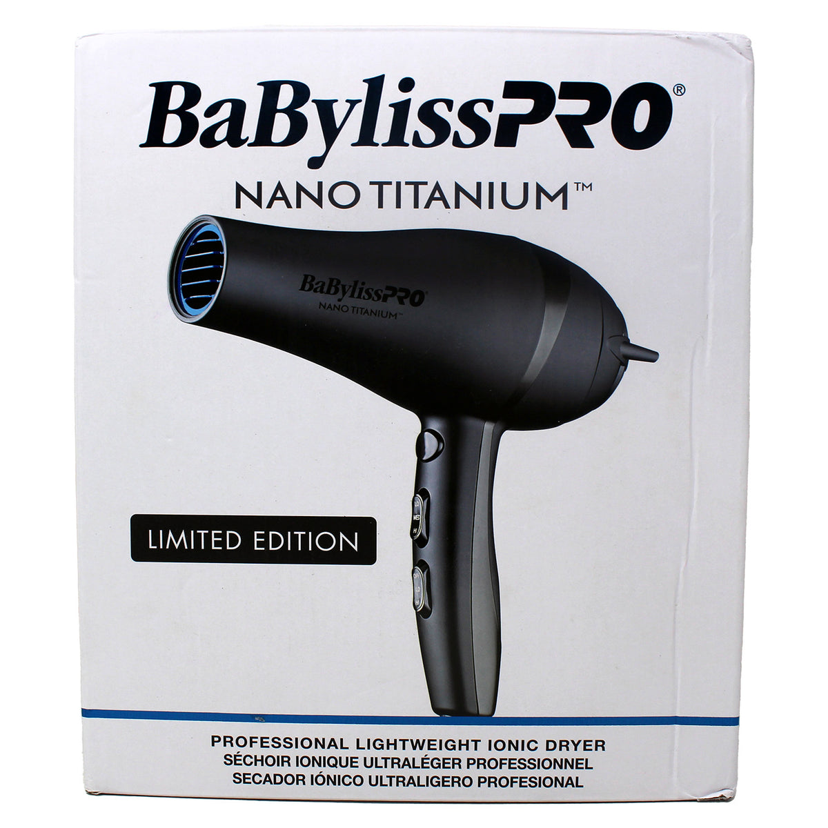 BaBylissPRO Nano Titanium Limited Edition Hair Dryer Black 1 Count