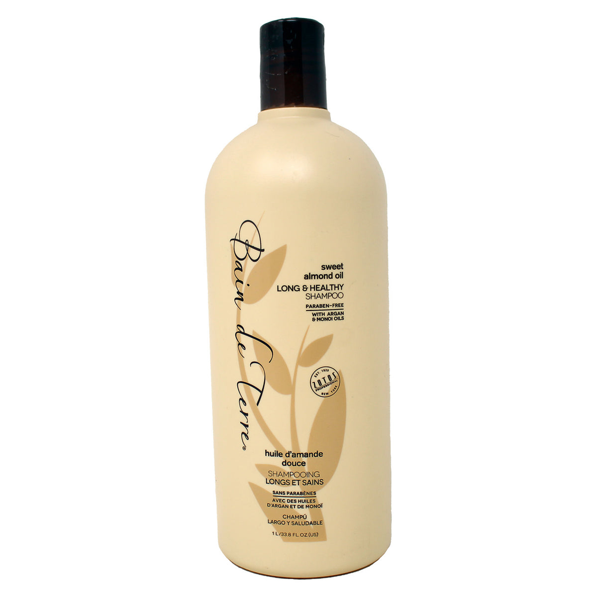 Bain de Terre Sweet Almond Oil Long & Healthy Shampoo, 33.8 Fl Oz