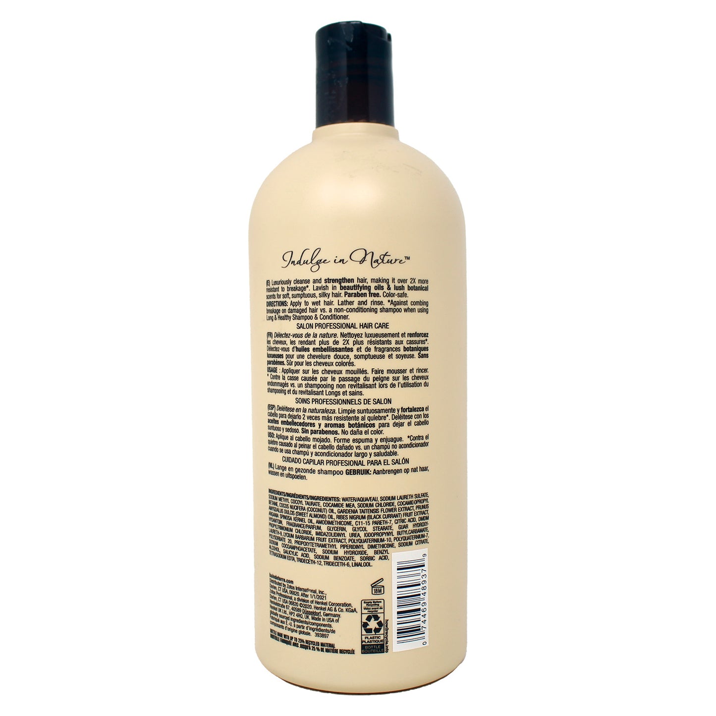 Bain de Terre Sweet Almond Oil Long & Healthy Shampoo, 33.8 Fl Oz