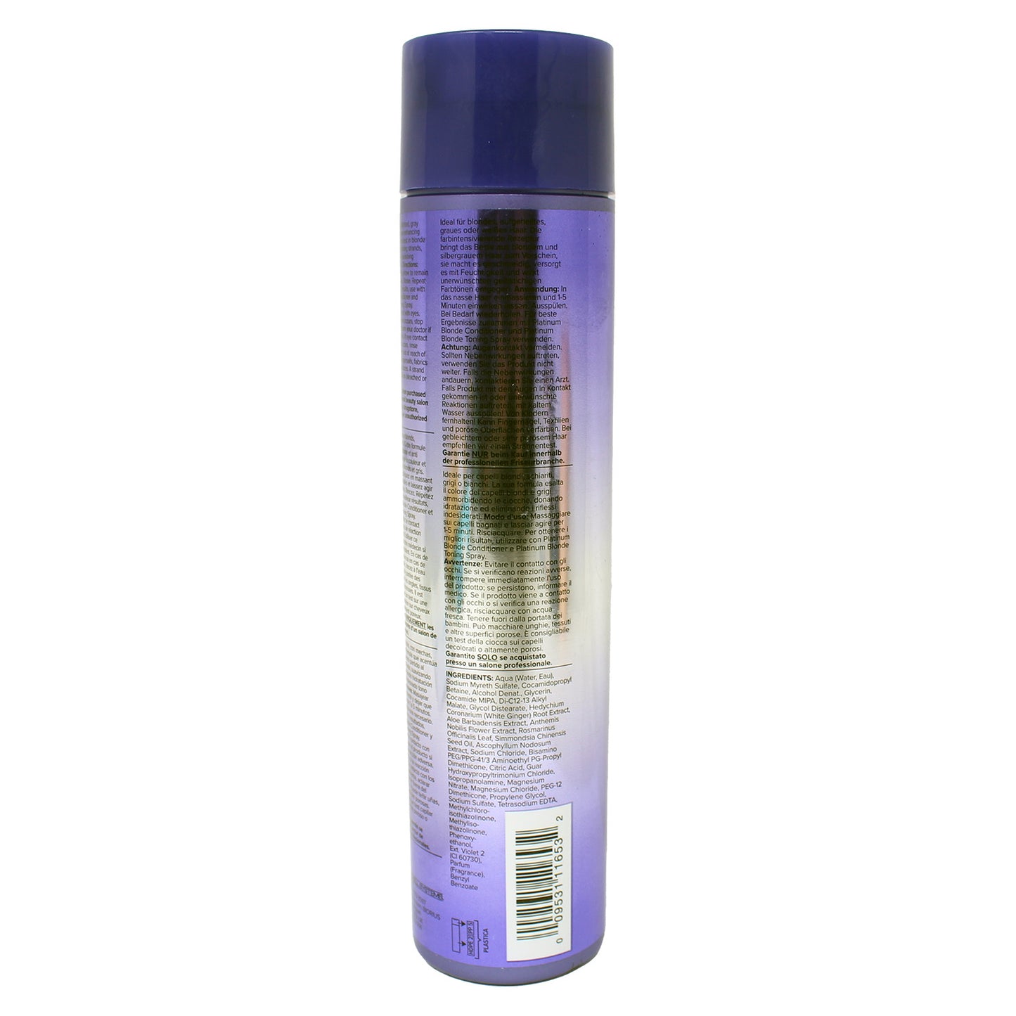 Paul Mitchell, Blonde Platinum Blonde, Paraben-Free, Hair Shampoo, Cools Brassiness, 300 ml