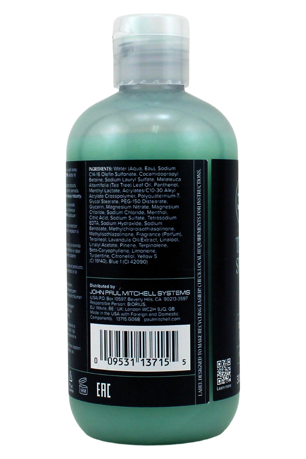 Paul Mitchell Tea Tree Special Shampoo For Oily Hair 10.14 Fl Ounce
