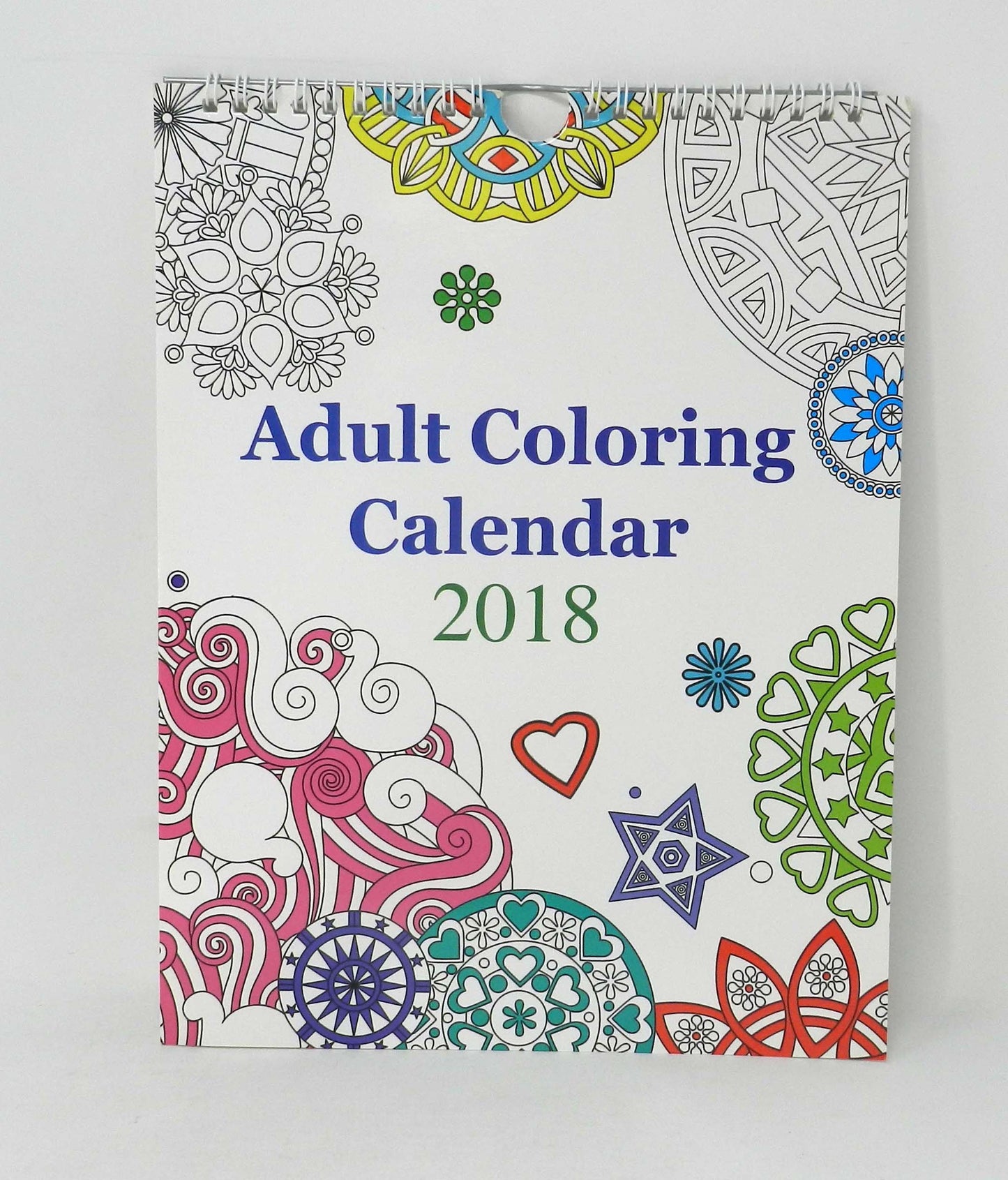Adult Coloring Calendar 2018