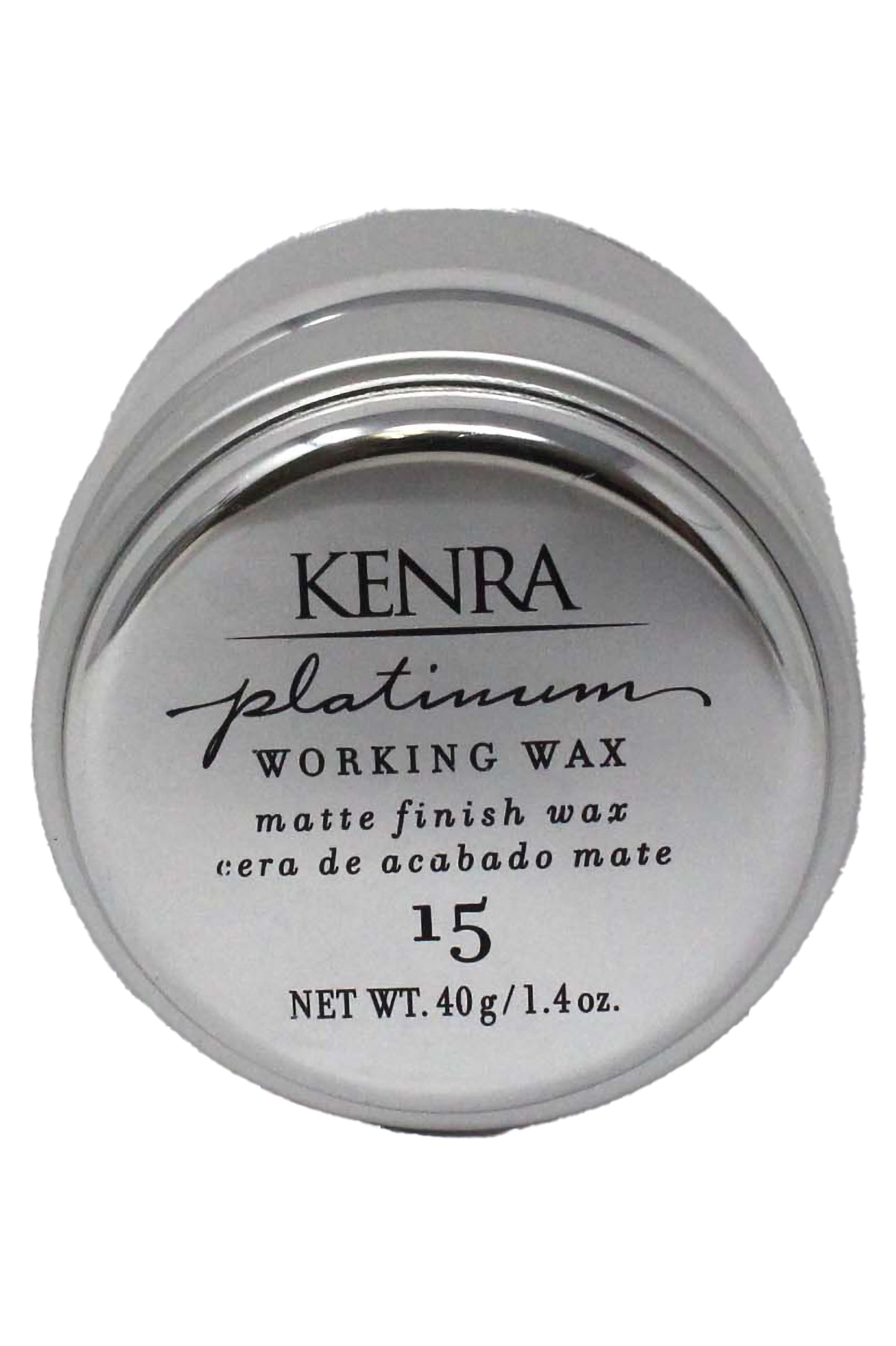 Kenra Platinum Working Wax 15 Matte Finish Styler 1.4 Ounce
