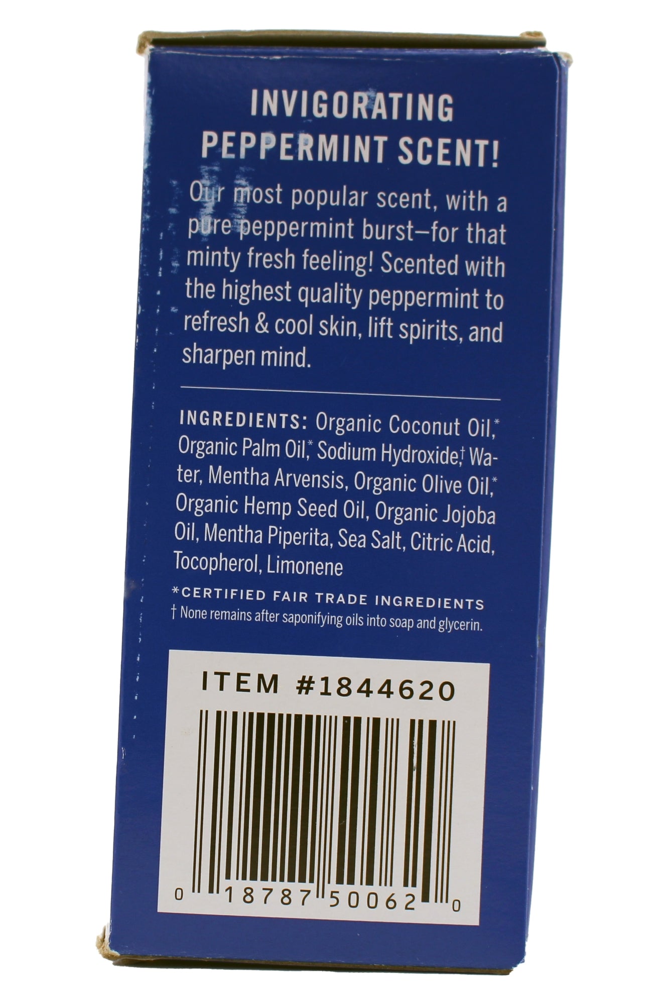 Dr. Bronner's All-In-One Pure-Castile Peppermint Bar Soap 5 Ounce Each, 6 Count