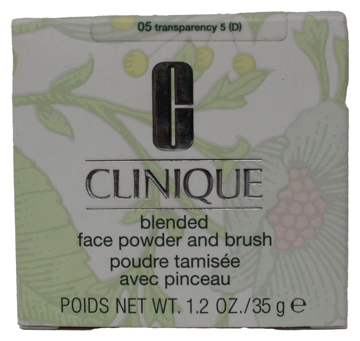 Clinique Blended Face Powder & Brush 05 Transparency 5 (D) 1.2 Ounces