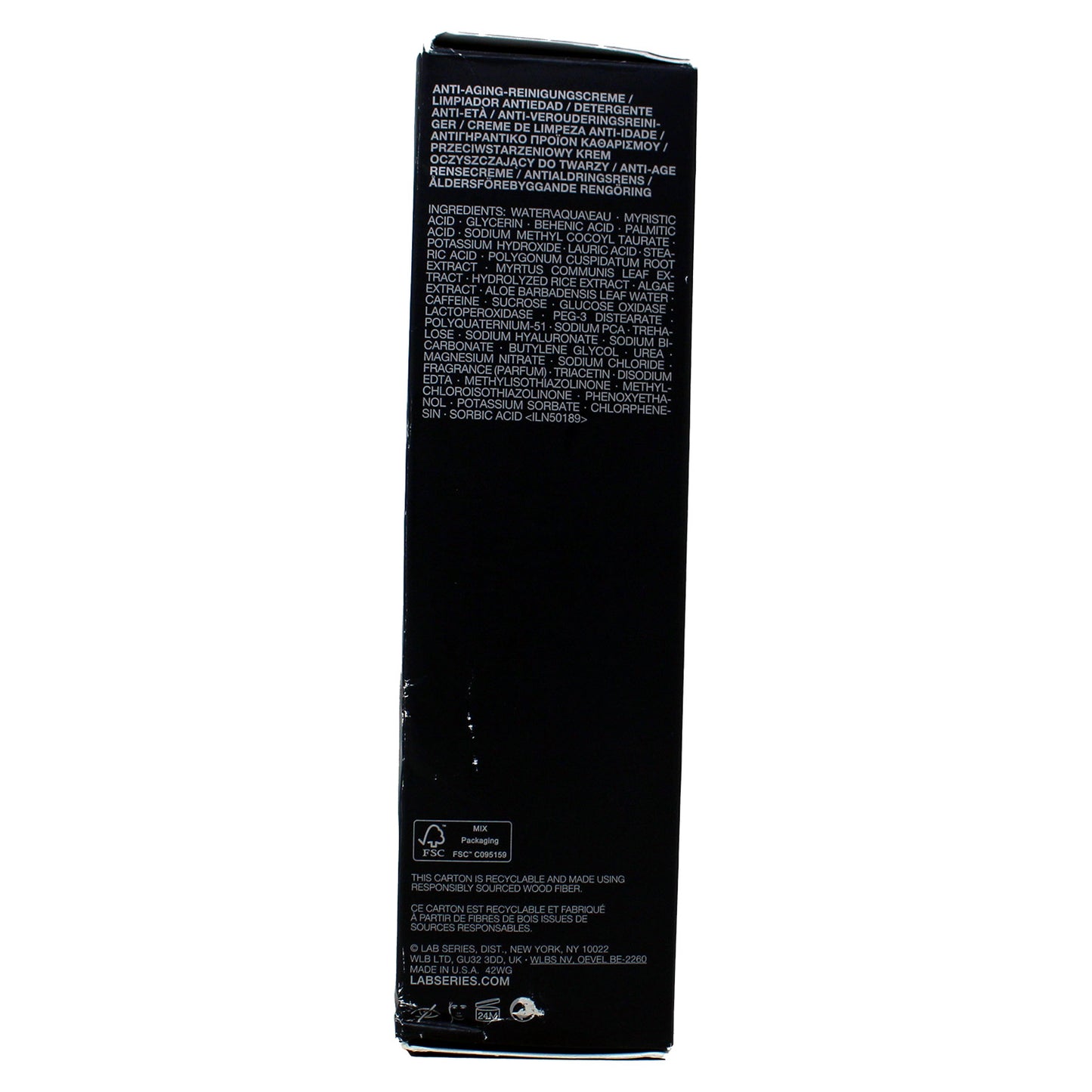 Lab Series Anti-Age Max LS Cleanser For Men 3.4 Ounces