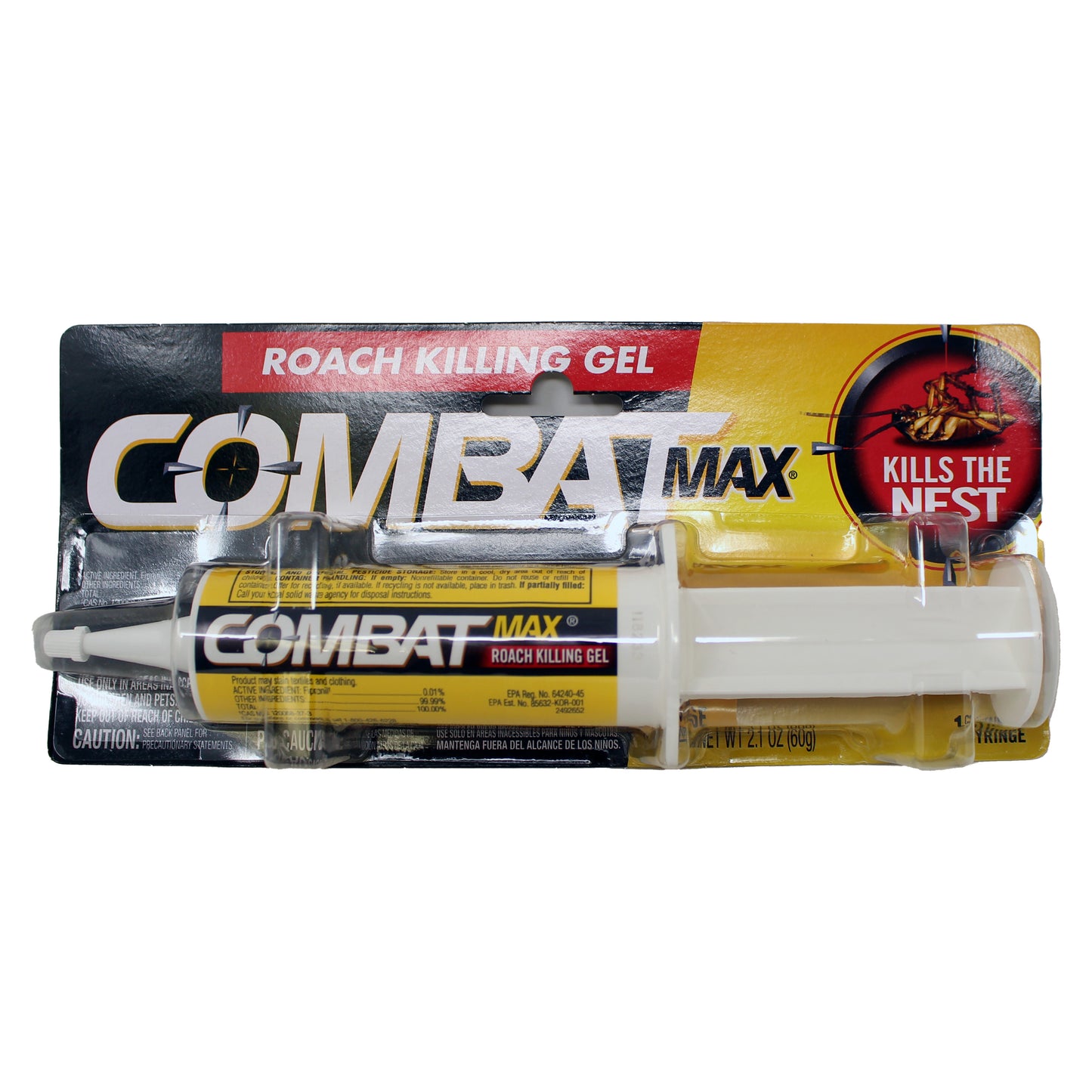 Combat Max Roach Killing Gel 1 Syringe 2.10 Ounce
