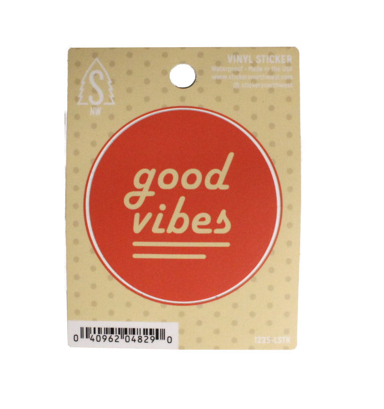 Stickers Northwest Good Vibes Circle Vinyl Sticker
