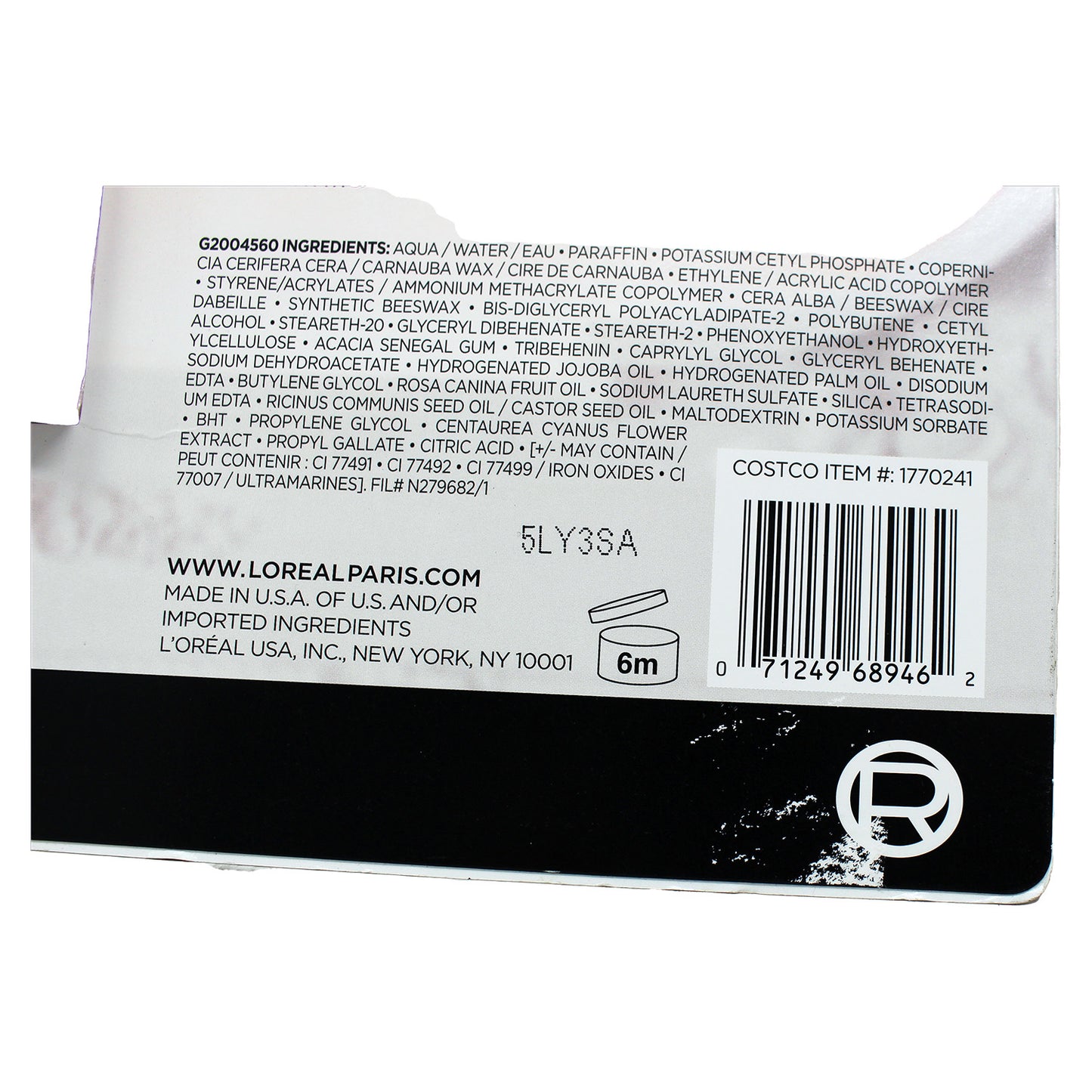 Loreal Paris Lash Paradise Mascara Blackest Black 3 Pack