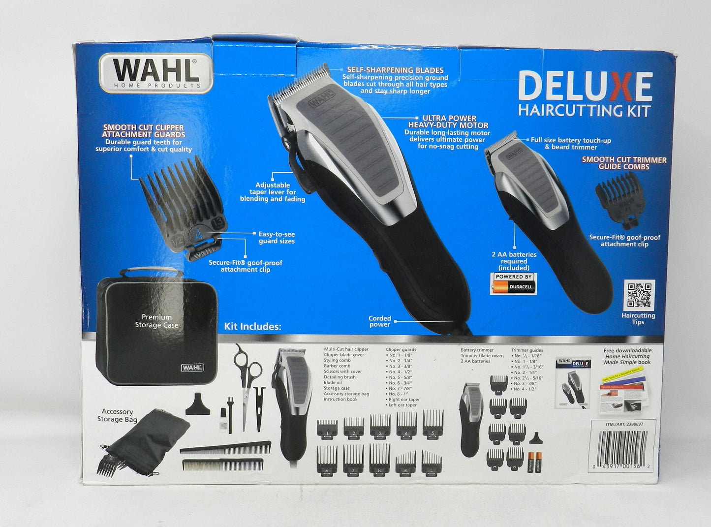 WAHL Deluxe HairCutting Kit All-In-One