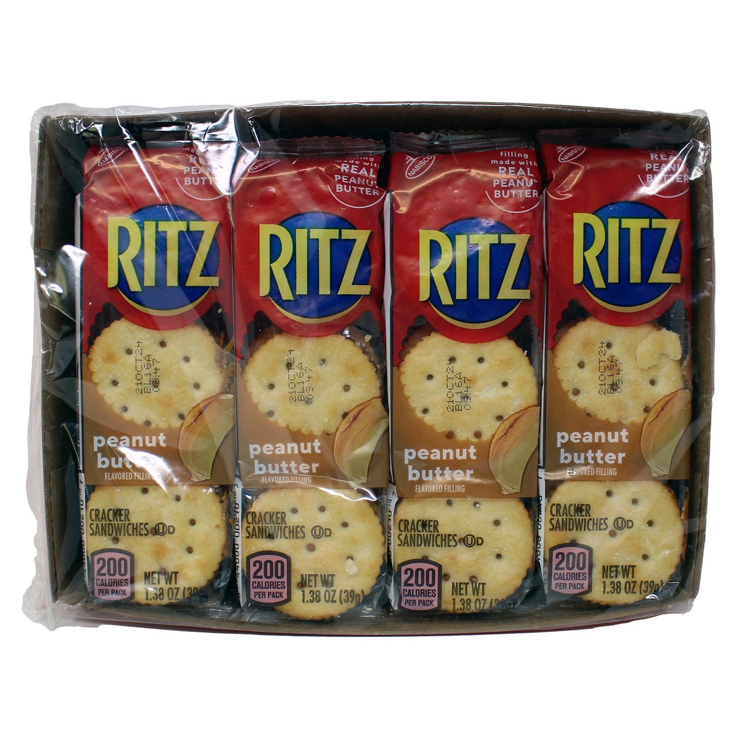 Ritz Peanut Butter Cracker Sandwiches 8 Pack