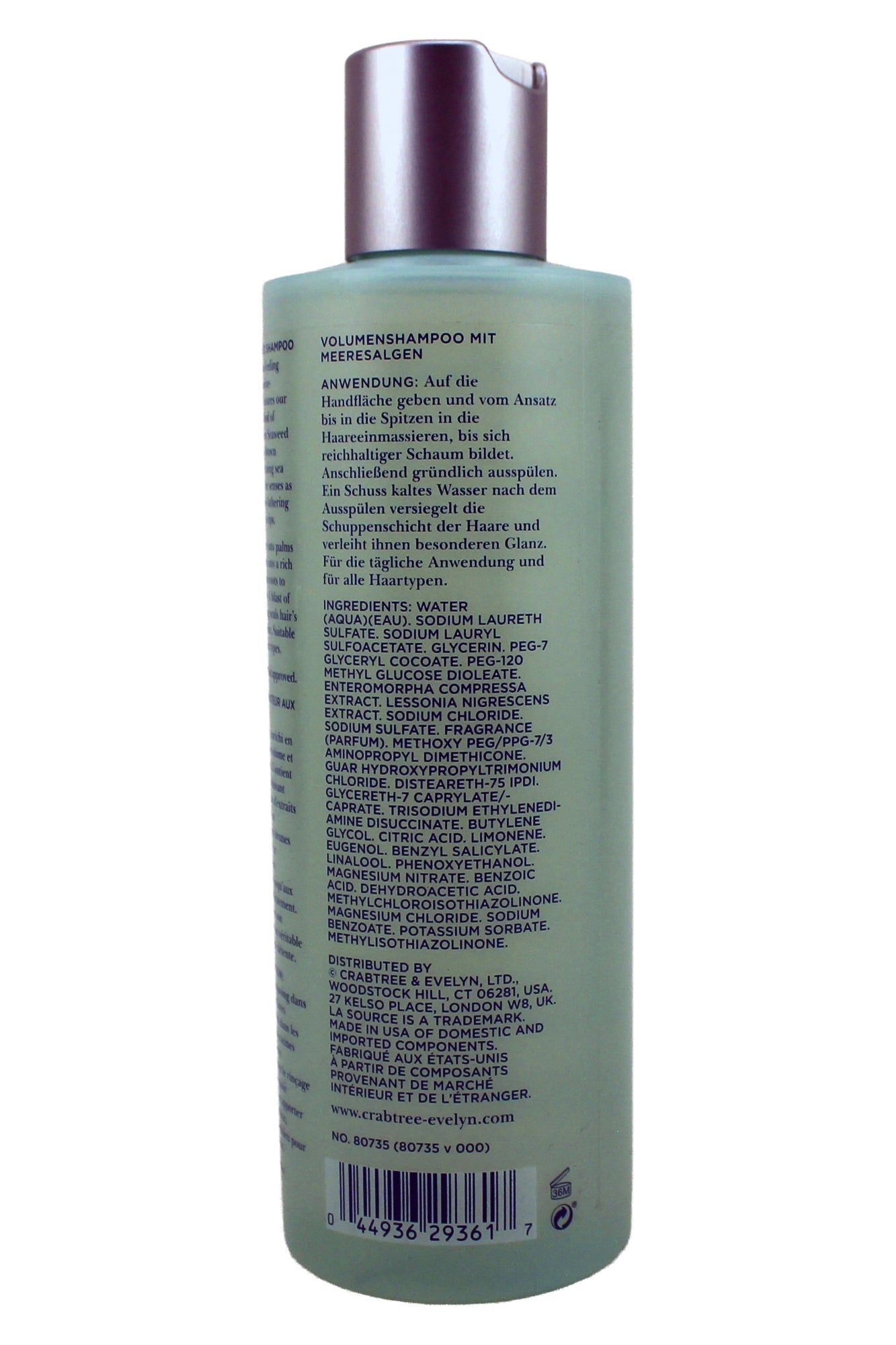 Crabtree & Evelyn La Source Volumising Seaweed Shampoo 8.5 Ounce