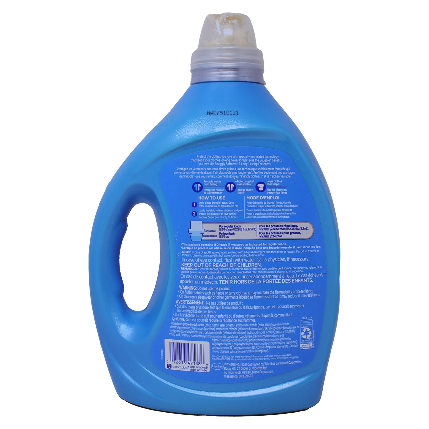 Snuggle Supercare Lilies & Linen Laundry Detergent 78.75 Fluid Ounces