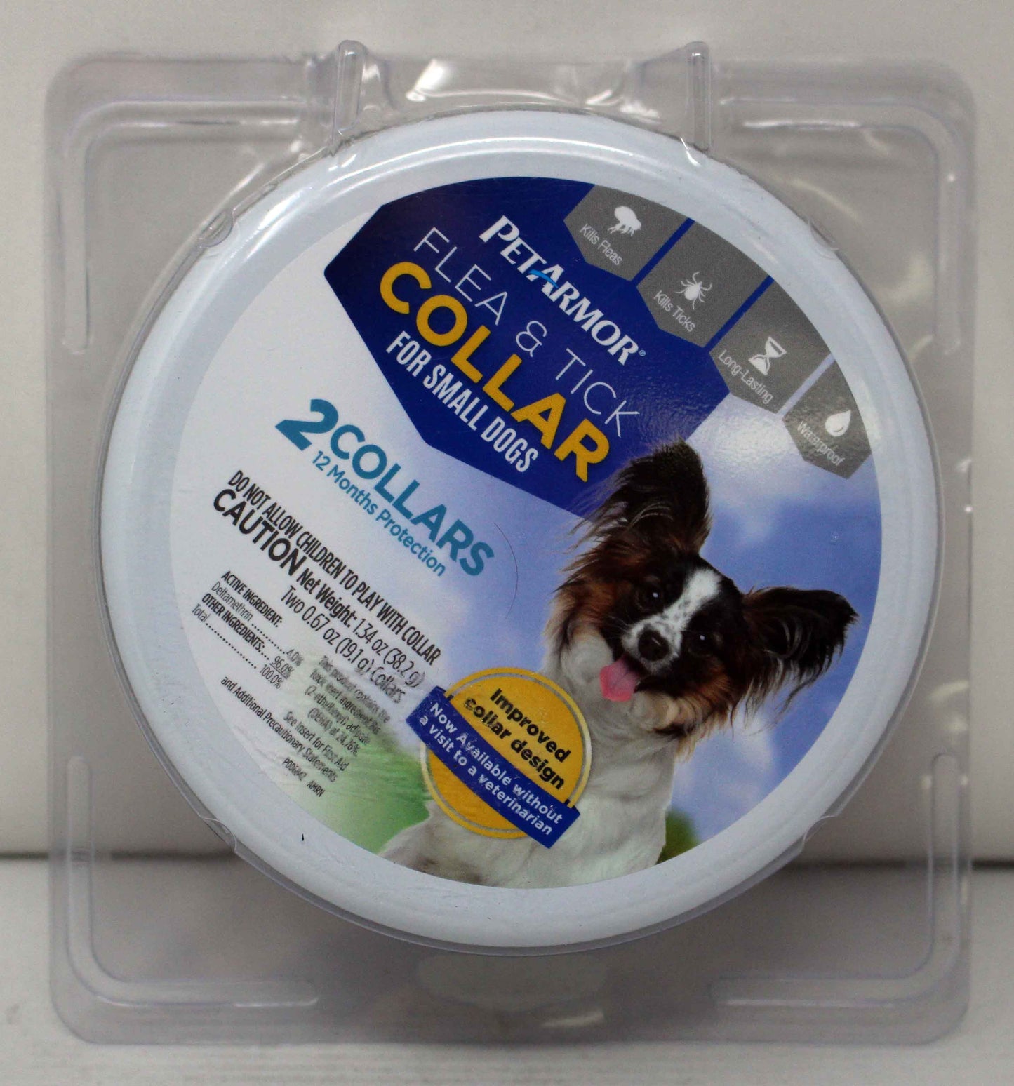 PetArmor Flea & Tick Collar For Small Dogs 2 Collars