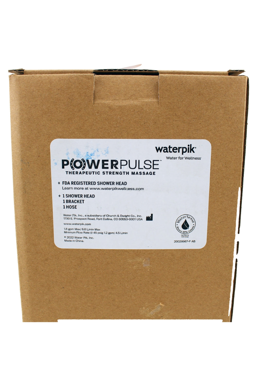 Waterpik Power Pulse Theraputic Strengh Massage Shower Head