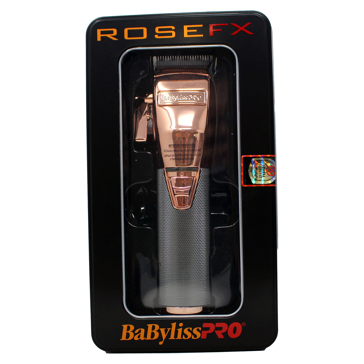 BaBylissPro Rose FX Metal Lithium Clipper FX870RG Rose Gold 1 Count