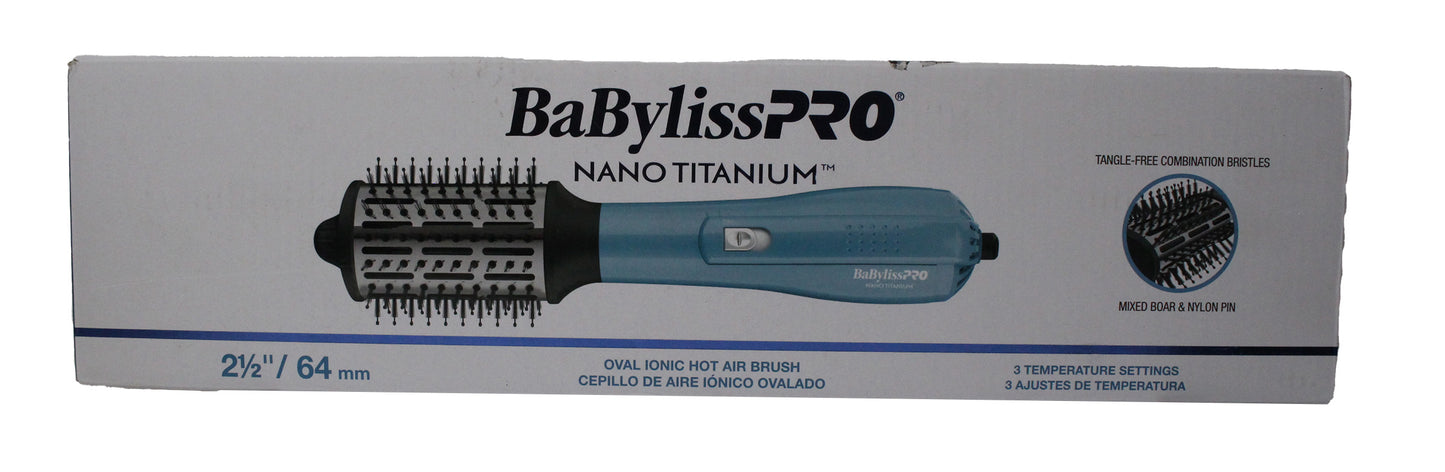 BabylissPRO Nano Titanium Professional 2.5" Hot Air Dryer Brush