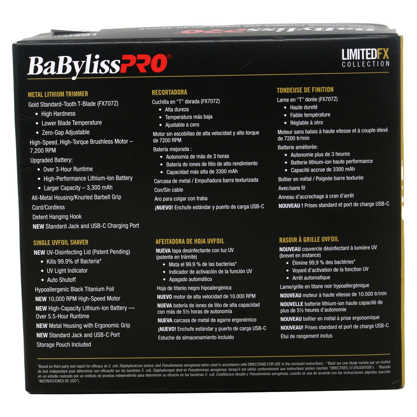BaBylissPRO GoldFX Trimmer and Single Foil Shaver 1 Count