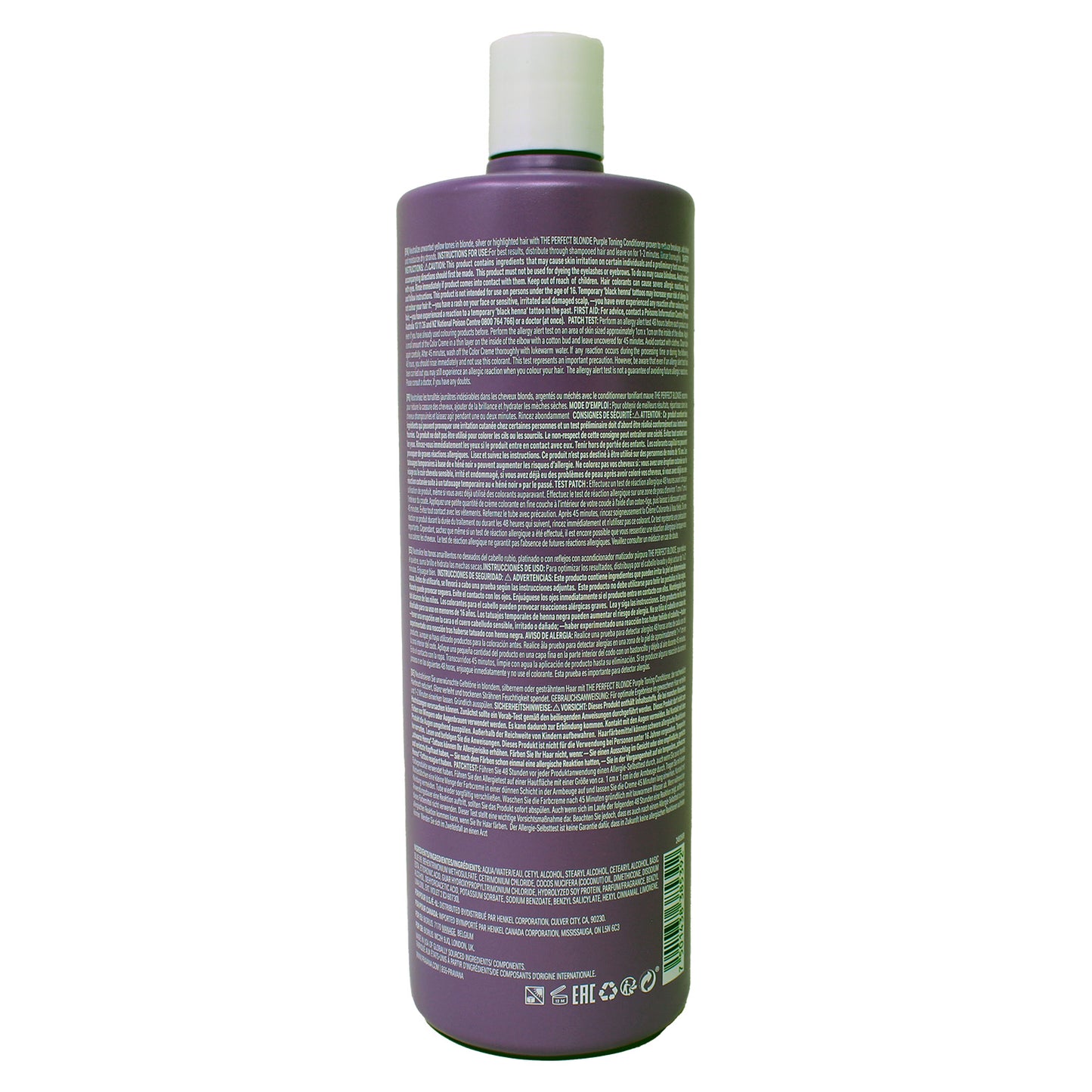 Pravana The Perfect Blonde Purploe Toning Conditioner 33.8 Fl Ounce