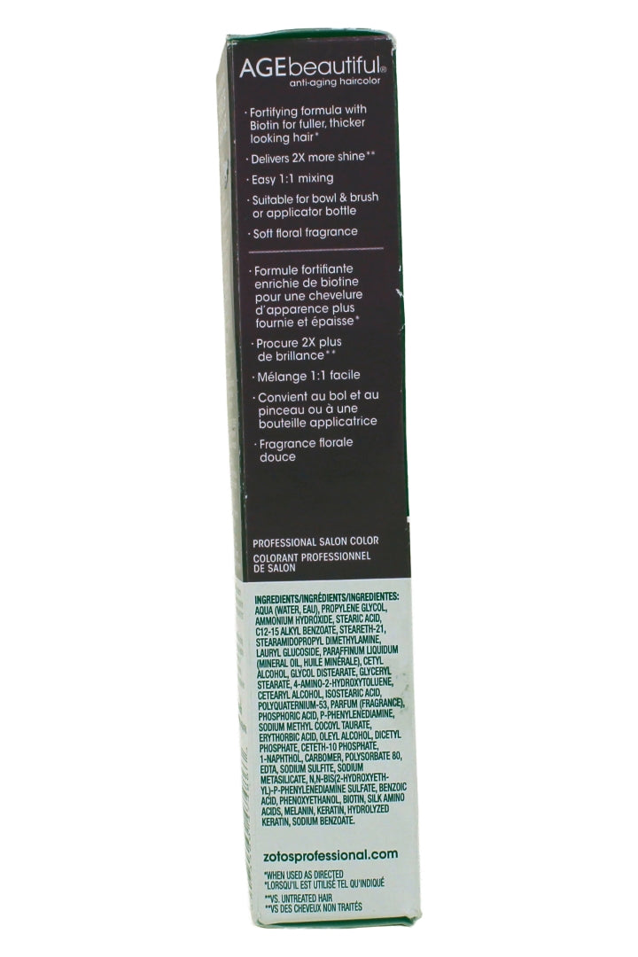 Age Beautiful 3V Darkest Plum Brown Permanent Hair Color 2 Fl Ounce