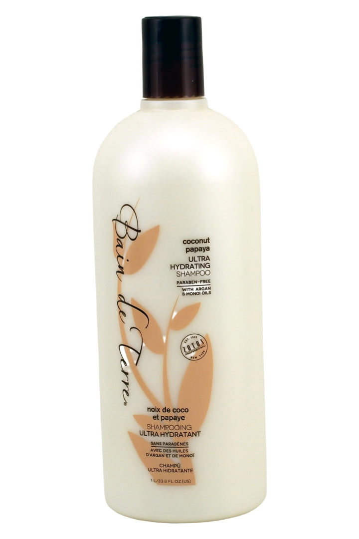 Bain de Terre Coconut Papaya Ultra Hydrating Shampoo, 33.8 Fl Oz