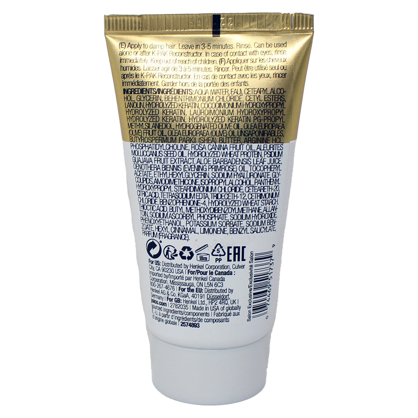 Joico K Pak Hydrator Intense Treatment for Dry, Damaged Hair 1.7 Ounce