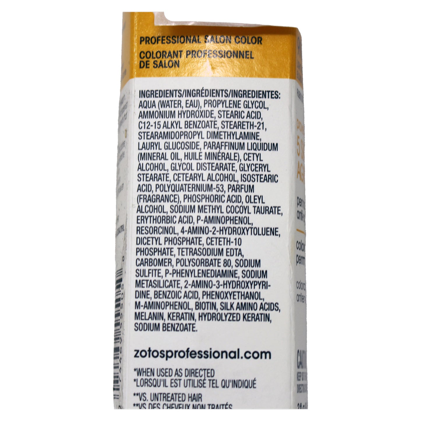 Zotos Age Beautiful With Avec Anti Aiging Haircolor 9NRG Light Neautral Red Golden Blonde 2 Fl Ounce