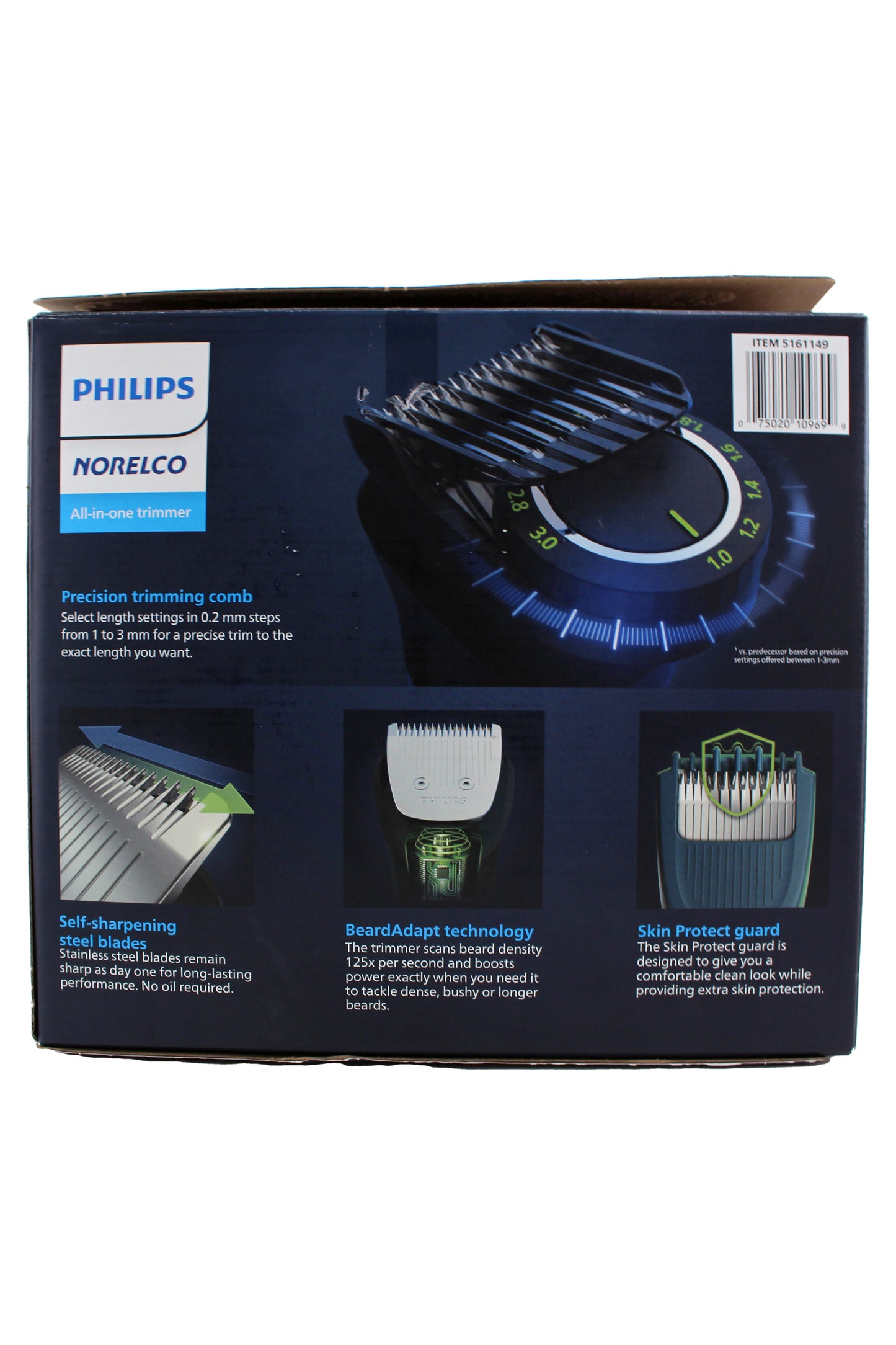 Philips Norelco All In One Trimmer For Head Face & Body 24 Pieces