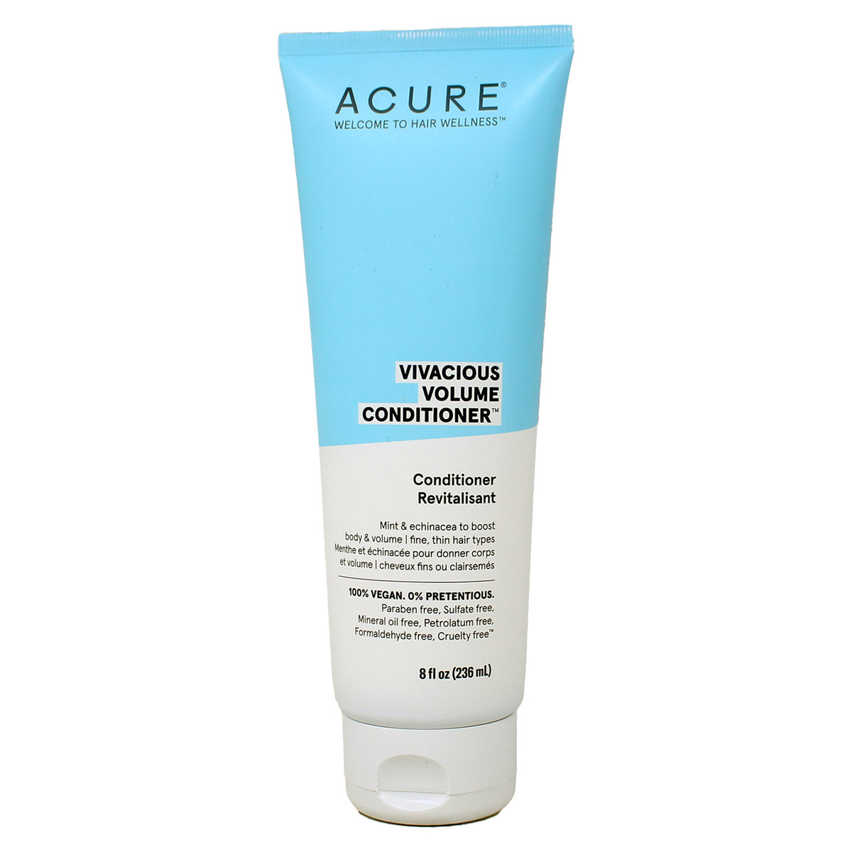 Acure Vivacious Volume Conditioner with Mint & Echinacea, 8 Fl Oz